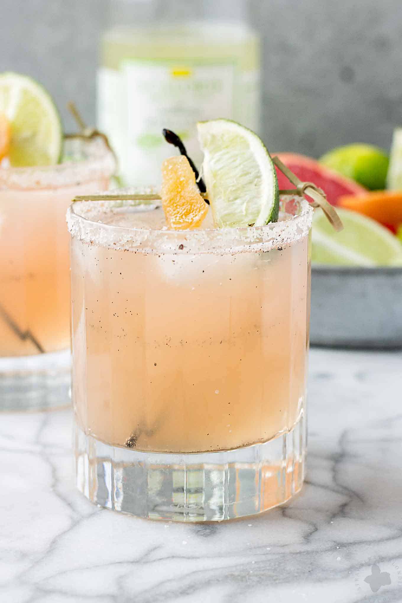 Grapefruit Ginger Vanilla Margarita