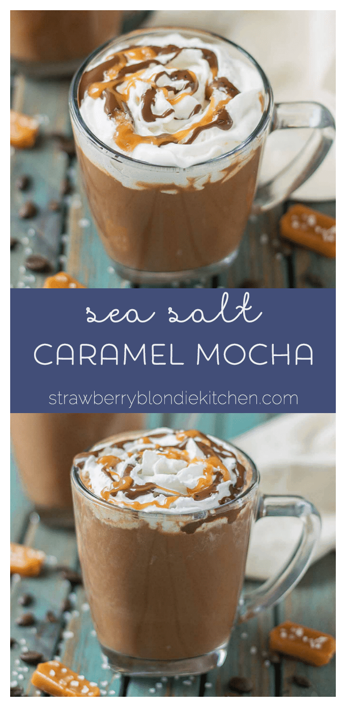 Sea Salt Caramel Mocha Strawberry Blondie Kitchen