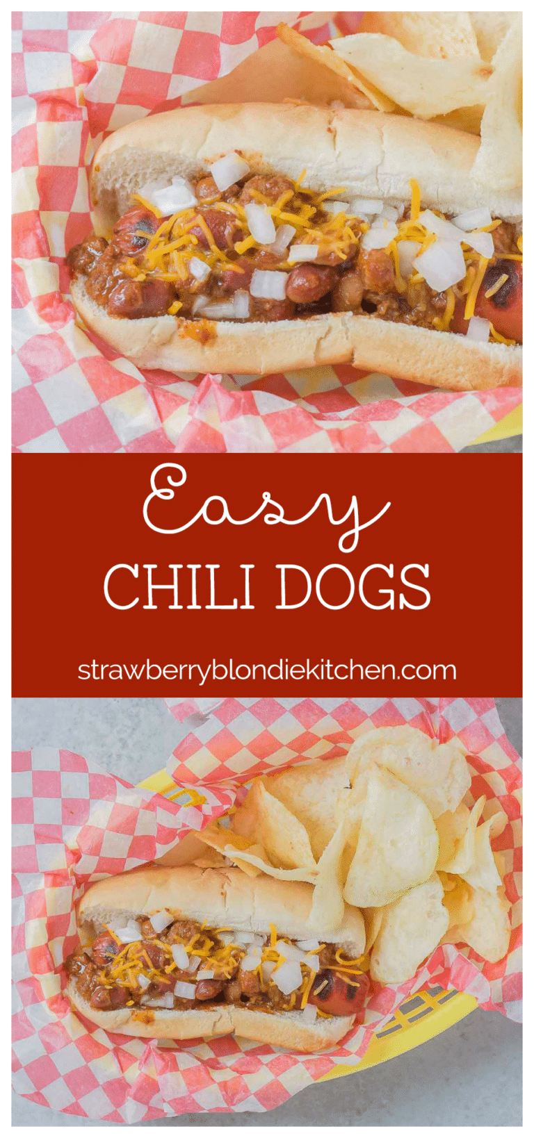 Easy Chili Dog - Strawberry Blondie Kitchen