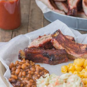 Sweet and Smoky, these Dry Rubbed Pork Ribs are extra tender and juicy thanks to Smithfield Extra Tender Pork Back Ribs. One lookand you'll be running to the grill to make your own! | Strawberry Blondie Kitchen