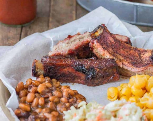 Sweet and Smoky, these Dry Rubbed Pork Ribs are extra tender and juicy thanks to Smithfield Extra Tender Pork Back Ribs. One look and you'll be running to the grill to make your own! | Strawberry Blondie Kitchen