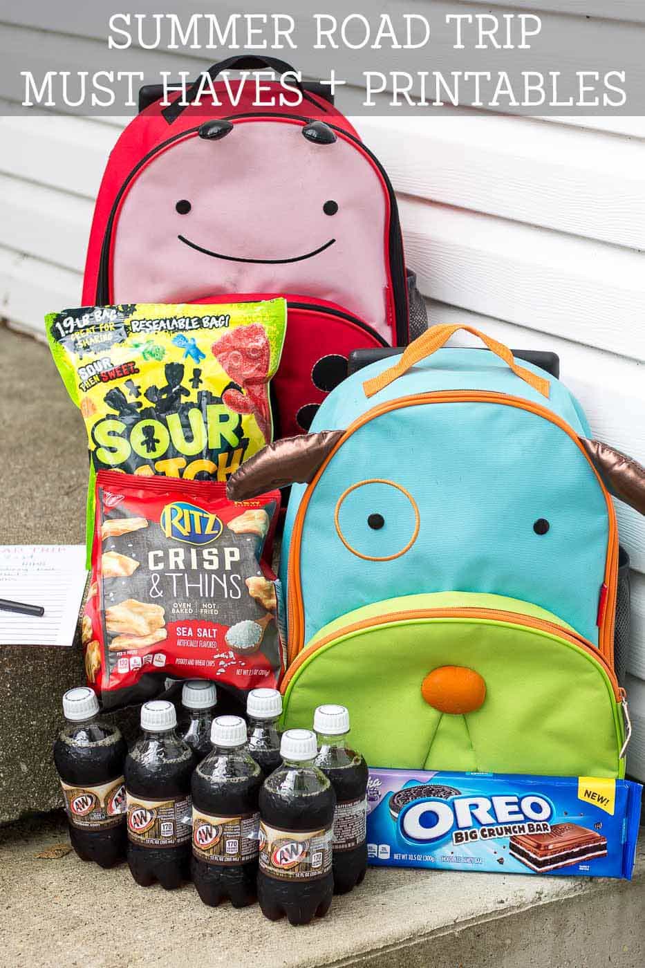 Summer Road Trip Must Haves + Printables - Strawberry Blondie Kitchen