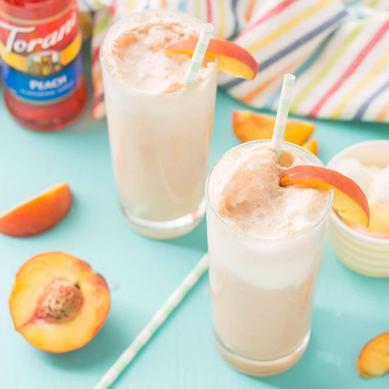Peaches and Cream Soda Strawberry Blondie Kitchen