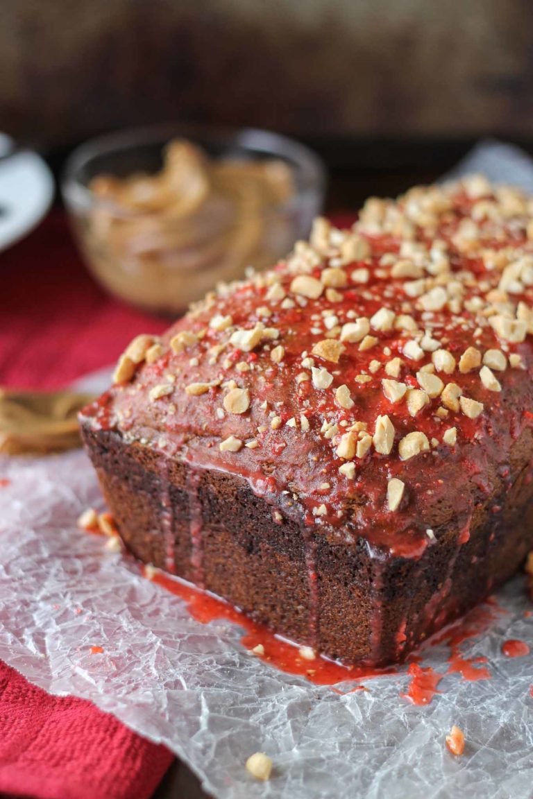 Peanut Butter and Jelly Banana Bread Strawberry Blondie Kitchen