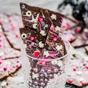  Pink-O-Ween Candy Bark