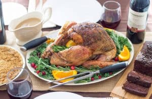 Thanksgiving doesn’t have to be intimidating.  With a few tips, tricks and this delicious Rosemary and Orange Roasted Turkey, I’ve got your back this Turkey day! | Strawberry Blondie Kitchen