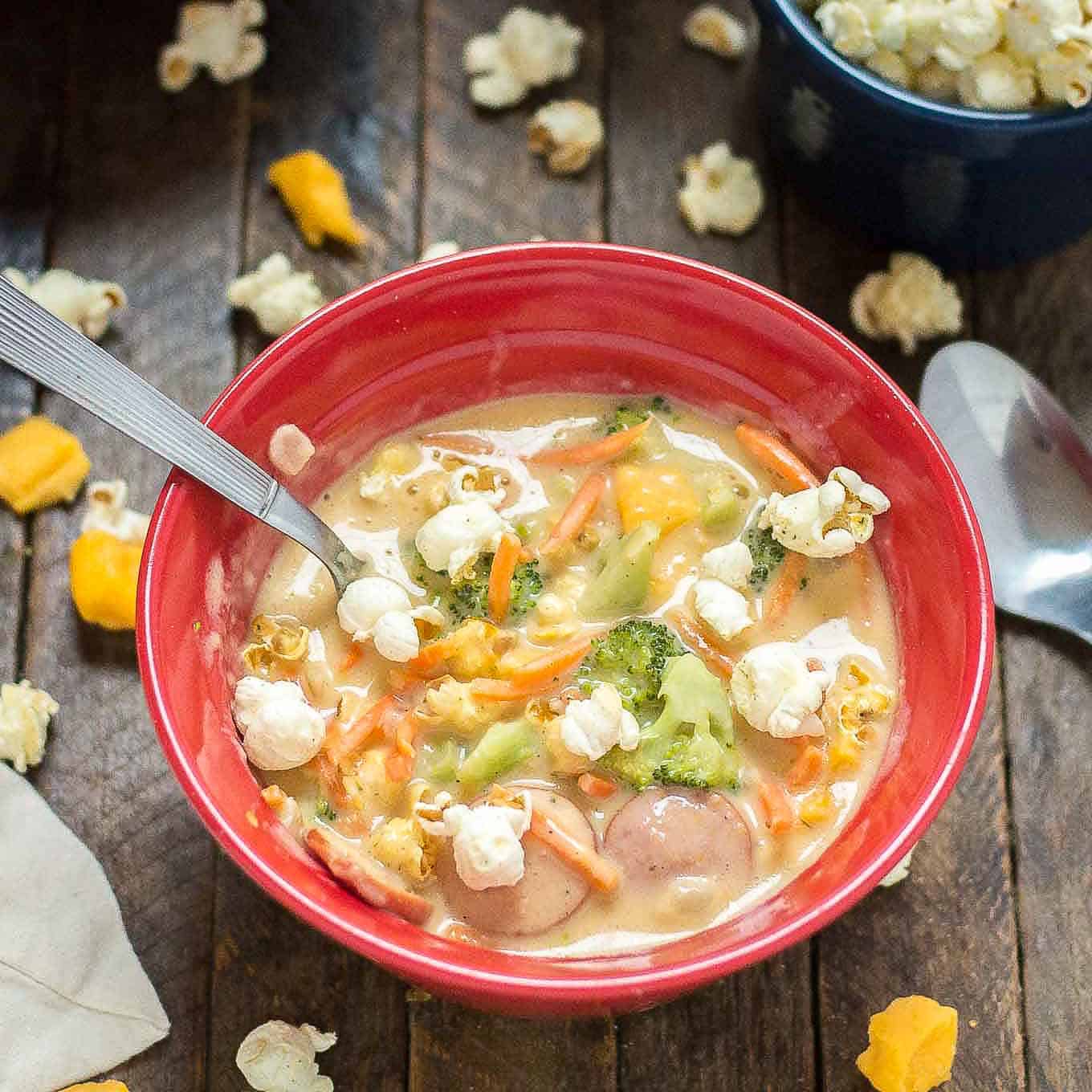 Smoked Sausage and Beer Cheese Soup Strawberry Blondie Kitchen