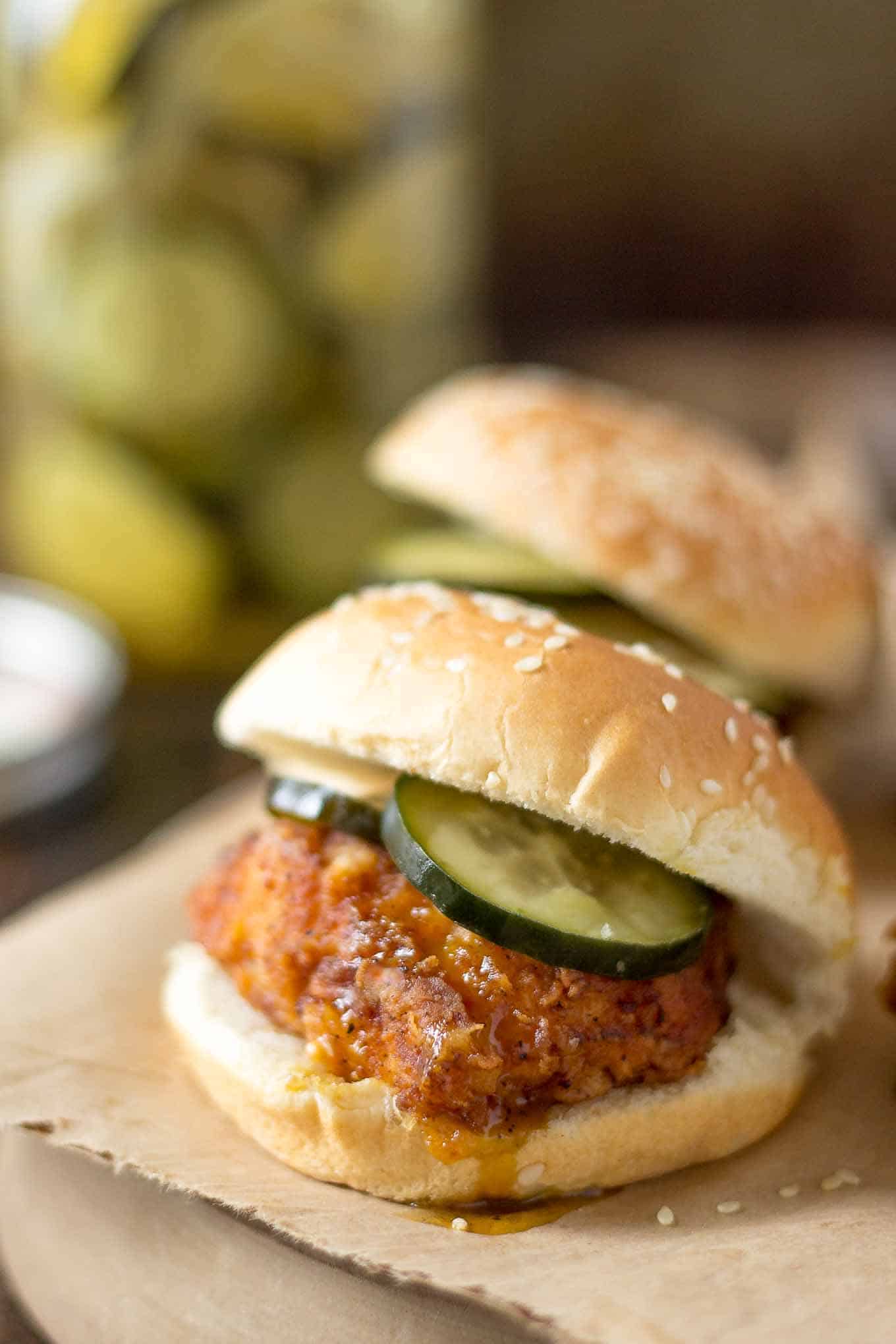 Fried Chicken Sliders Strawberry Blondie Kitchen