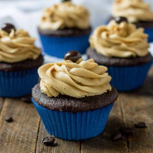 Peanut Butter Mocha Cupcakes