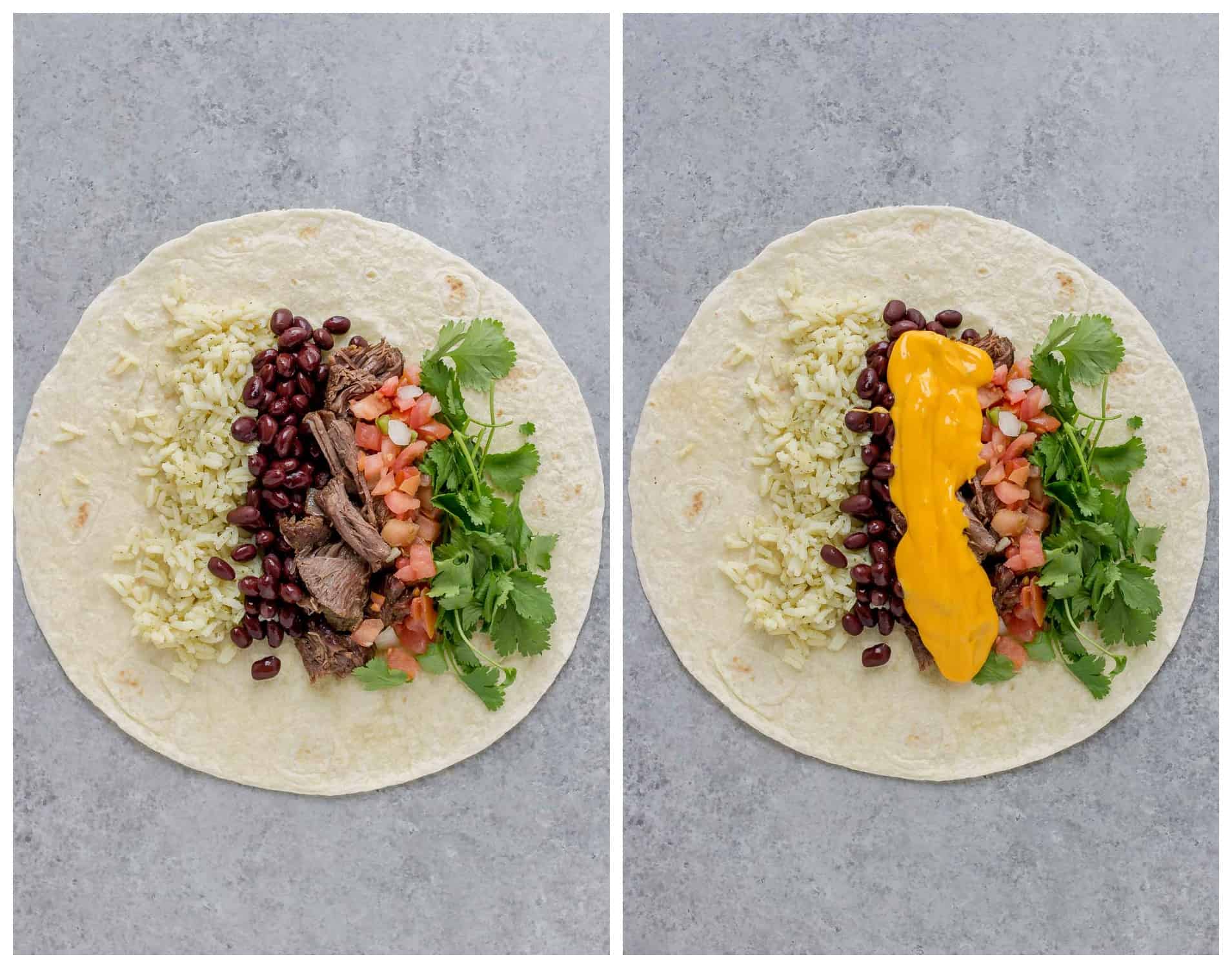 Braised Beef Nacho Burritos Strawberry Blondie Kitchen