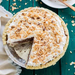 Chocolate Coconut Cream Pie