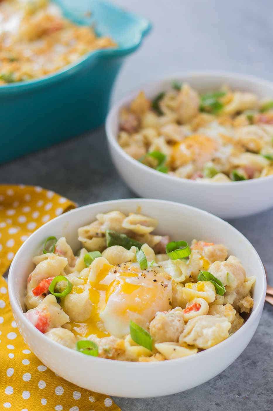 Breakfast Macaroni and Cheese Strawberry Blondie Kitchen