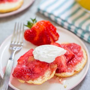 Strawberry Rhubarb Shortcake