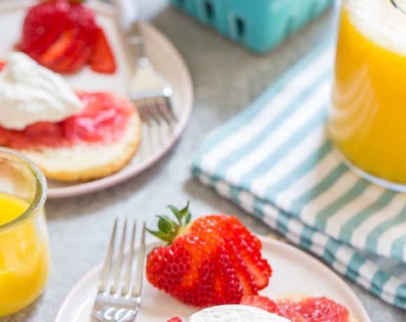 Strawberry Rhubarb Shortcake