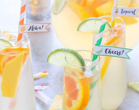 Tropical Orange Mango Sangria