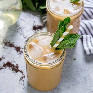 Vanilla Mint Iced Coffee