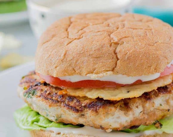 Chicken Caesar Burgers