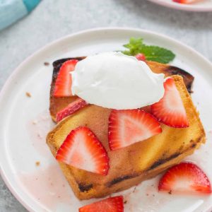 Grilled Strawberry Shortcake