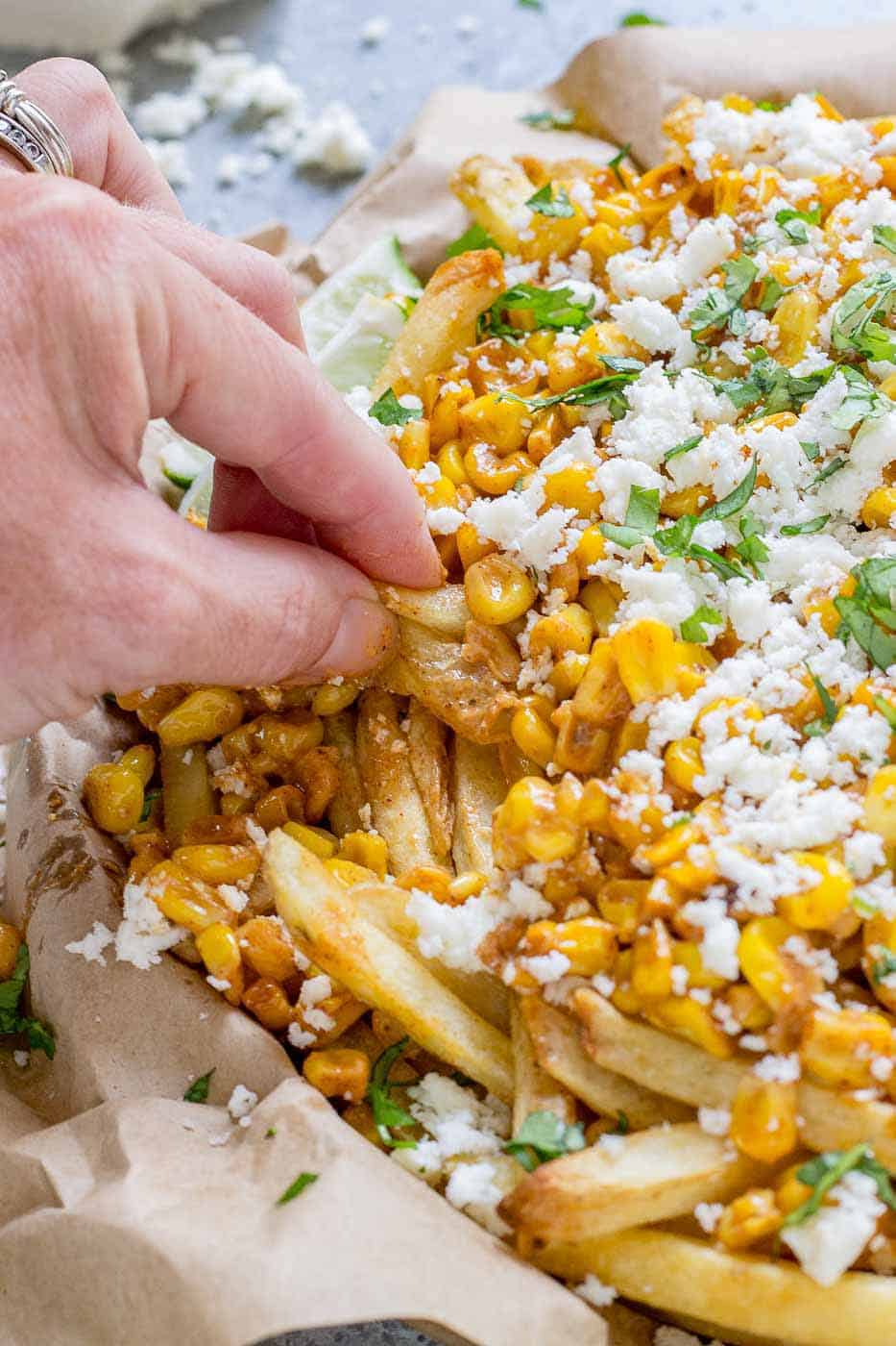 Mexican Street Corn Fries Strawberry Blondie Kitchen
