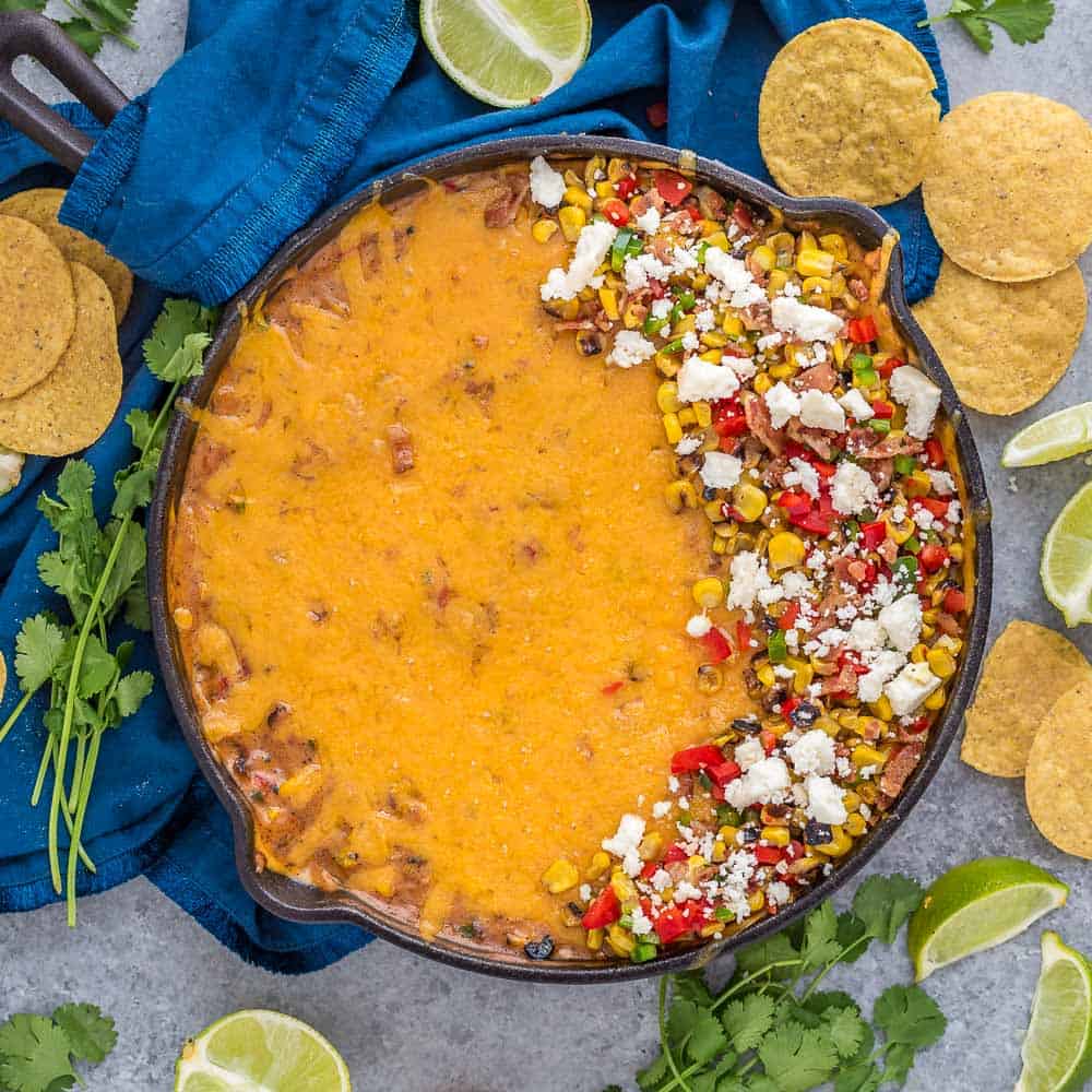 Mexican Street Corn Queso Strawberry Blondie Kitchen