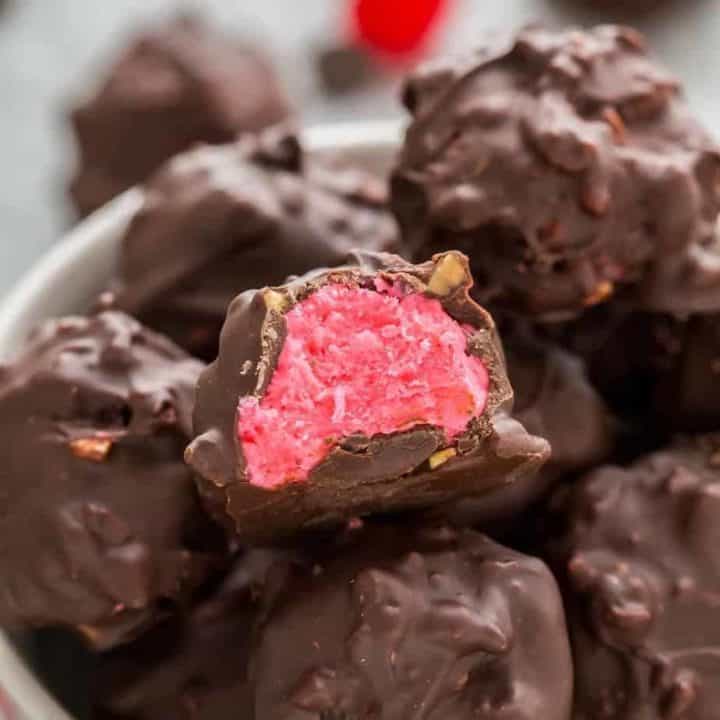 Cherry Mash Truffles