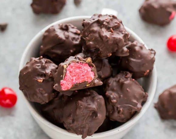 Cherry Mash Truffles