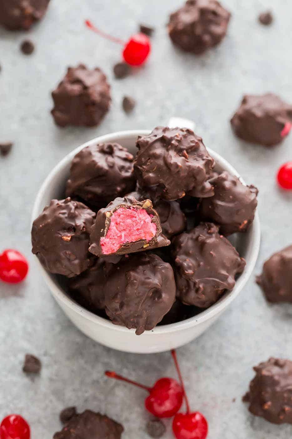 Cherry Mash Truffles