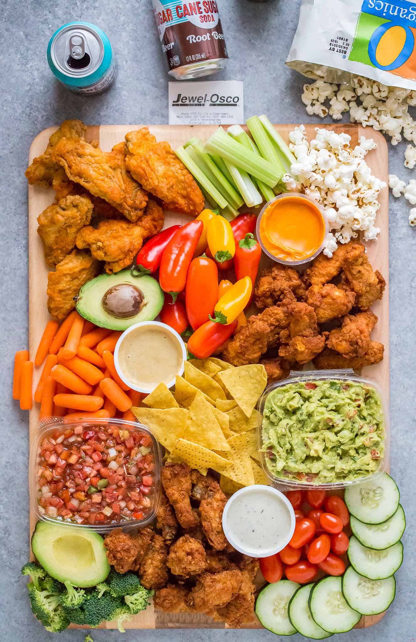 Chicken Wing Platter - Strawberry Blondie Kitchen