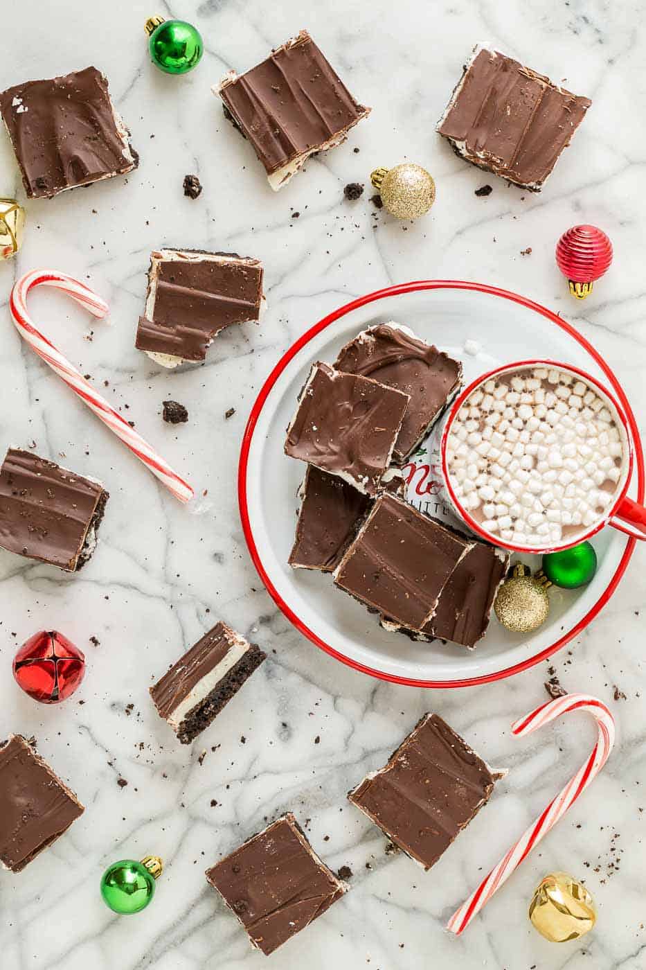 Peppermint Patty Bars Strawberry Blondie Kitchen