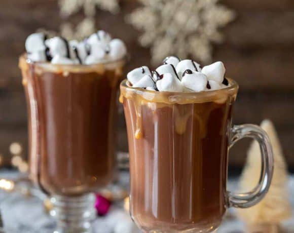 Salted Caramel Hot Chocolate Toddy