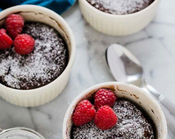 Instant Pot Molten Lava Cakes