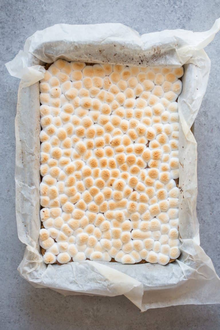 Homemade Monster S'mores Bars - Strawberry Blondie Kitchen