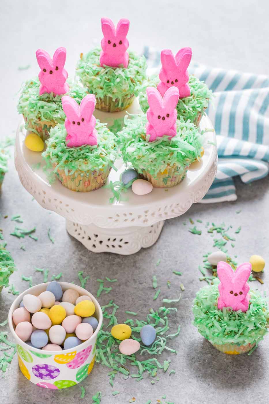 Marshmallow Bunny Cupcakes Strawberry Blondie Kitchen