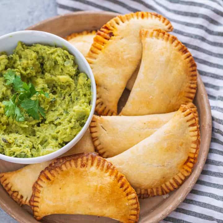 Baked Beef Empanadas on a tray