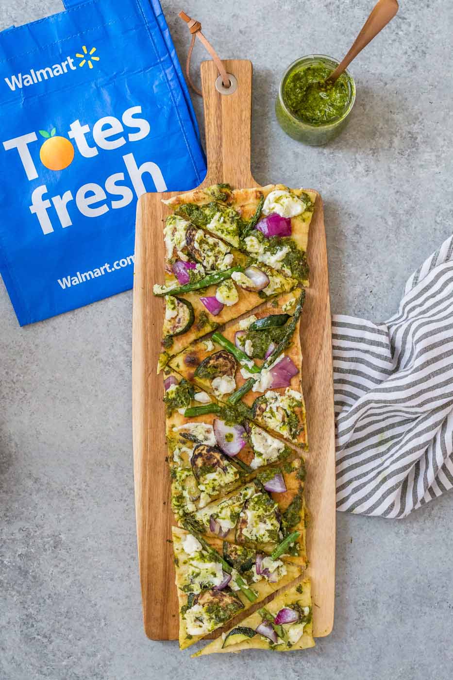 Grilled Vegetable Flatbreads with Ricotta and Salsa Verde Strawberry