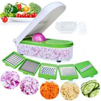 Food Chopper Dicer with 5 Blades