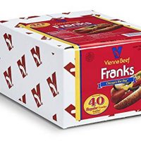Vienna Beef Regular Skinless Franks 6" 8:1 5 lbs. (Approximately 40 count)