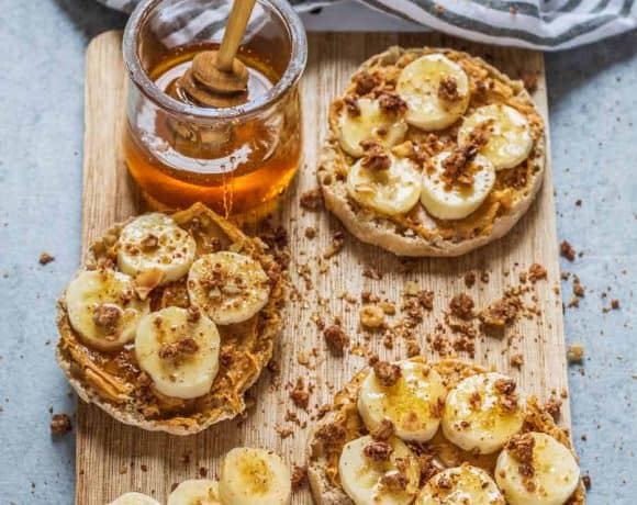 Peanut Butter Banana English Muffin