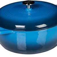 Cast Iron Covered Dutch Oven, 6-Quart, Blue