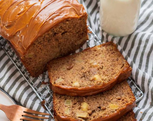 Caramel Apple Cider Banana Bread