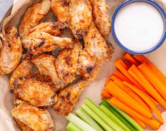 Crispy Baked Salt and Vinegar Chicken Wings