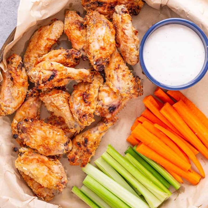 Crispy Baked Salt and Vinegar Chicken Wings