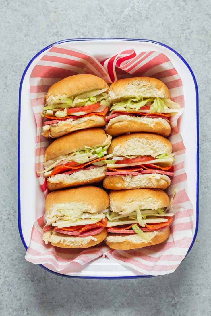 Italian Sandwich Sliders Strawberry Blondie Kitchen