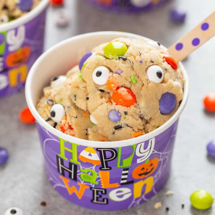 Monster Mash Halloween Edible Cookie Dough