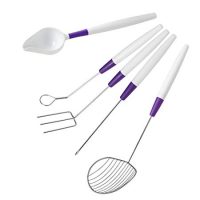 Wilton Candy Melts Candy Decorating Set - 5-Piece Candy Dipping Tools Set 