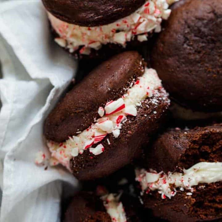 Candy Cane Whoopie Pies