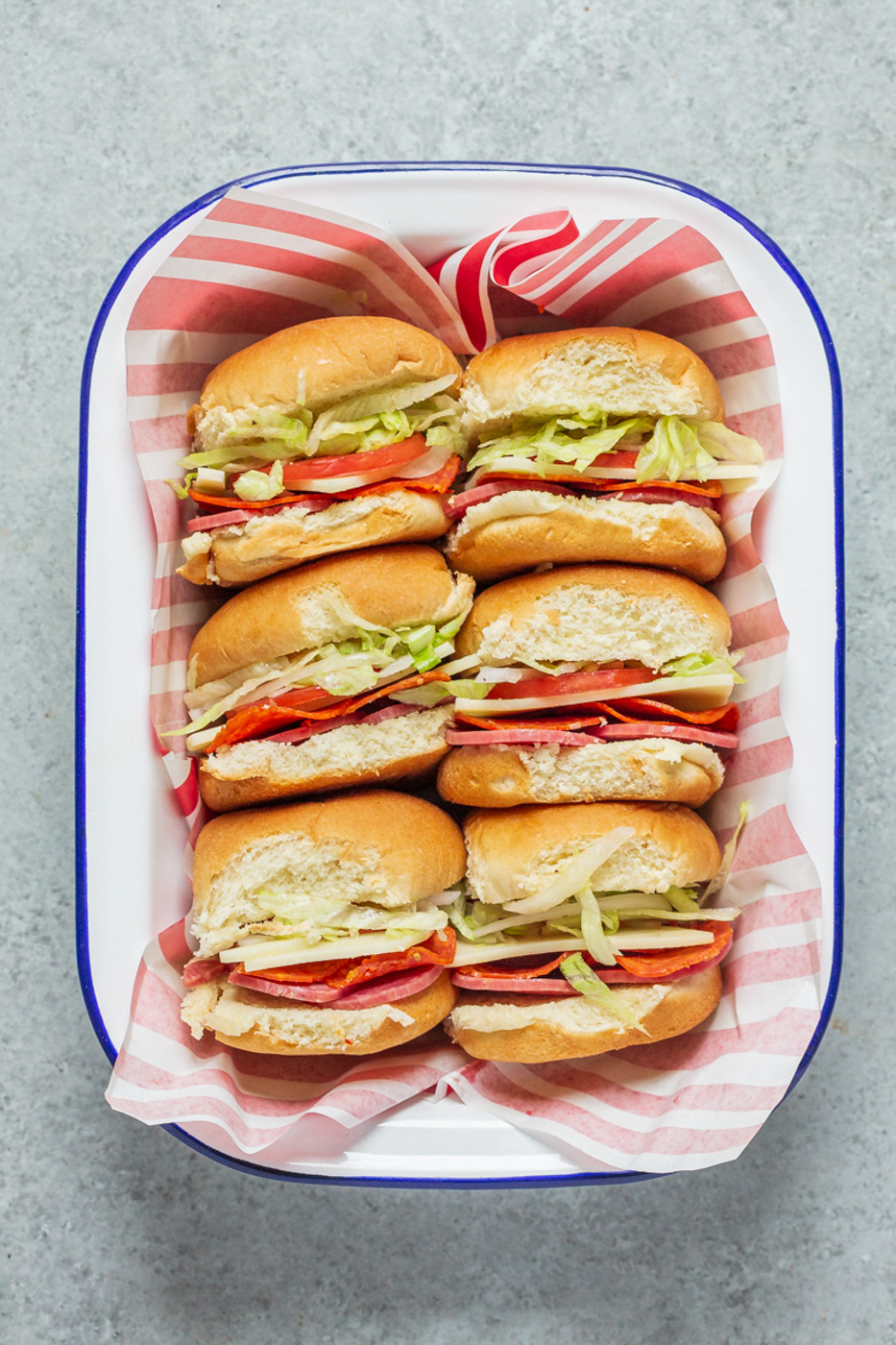 Classic Deli Style Sub Sandwiches - The Quicker Kitchen