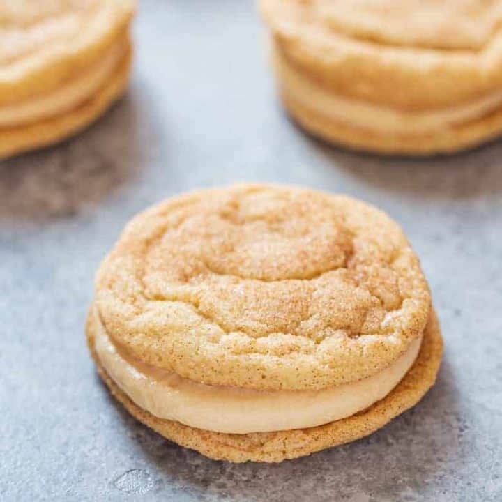 Snickerdoodle Sandwich Cookies