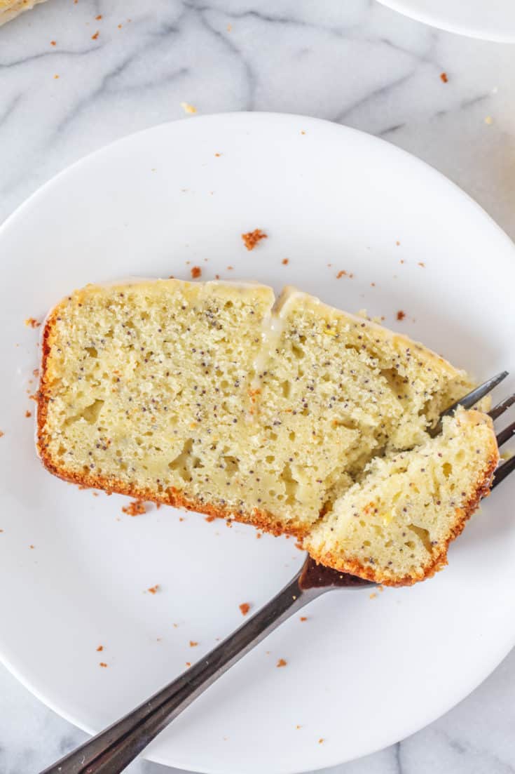 Lemon Poppy Seed Loaf with Glaze Strawberry Blondie Kitchen