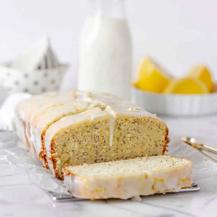 Lemon Poppy Seed Loaf with Glaze